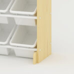 Kids Toy Storage Unit 9 Boxes Drawers 3 Tier Childrens Shelf Kids Bedroom Play - Image 5