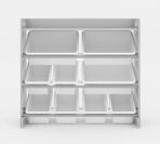 Kids Storage Wooden Unit Children's Bookshelf Toy Box 12 Cube 3 Tier Tubs Box - Image 5