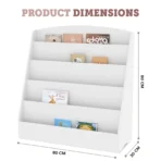 Kids Childrens Book Shelf Wooden Storage Rack Organizer Bookcase Bookshelf Stand - Image 6