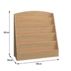 Kids Childrens Book Shelf Wooden Storage Rack Organizer Bookcase Bookshelf Stand - Image 2