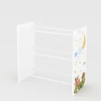 Toy Storage Unit Kids Wooden Shelf Organiser With 9 Plastic Removable Baskets - Image 2