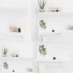 Set 4 Floating Shelves Wood Wall Mounted Shelf Display Book Shelf For Kids Home - Image 4