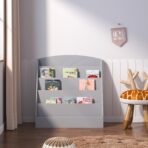 Kids Childrens Book Shelf Wooden Storage Rack Organizer Bookcase Bookshelf Stand