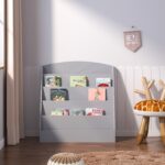 Kids Childrens Book Shelf Wooden Storage Rack Organizer Bookcase Bookshelf Stand