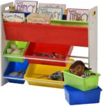 Children Kids Toy Storage Organiser Unit Playroom Shelf Rack - 6 Boxes Organizer - Image 4