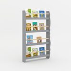 Kids Bookcase Wall Shelf, 4 Tier Children's Bookshelf Storage Display Rack - Image 5