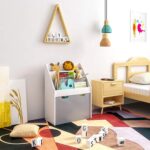 Kids Bookshelf, Toy Organiser with Removable Storage Drawer, Children’s bookcase