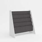 4 Tier Children Sling Book Rack Bookshelf Wooden Kids Book Rack Storage Shelf - Image 4