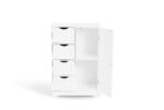 Bathroom Storage Cabinet 4-Drawer Cupboard Free Standing Unit Shelf Furniture UK - Image 2