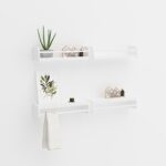 Set 4 Floating Shelves Wood Wall Mounted Shelf Display Book Shelf For Kids Home