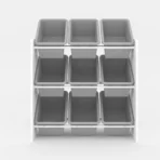 Children's Toy Storage Unit with 9 Removable Plastic Bins Kids Shelves Organiser - Image 3