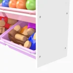 Kids Toy Storage Rack Unit 16 Boxes Removable Bins Freestanding Toy Organizer UK - Image 4