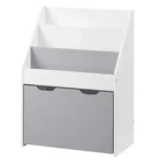 Kids Bookshelf, Toy Organiser with Removable Storage Drawer, Children’s bookcase - Image 2