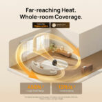DREO Ceramic Whole Room Heater & Cooling Fan 2000W, DR-HSH015 - Image 2