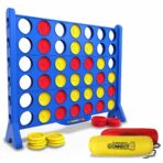 Hasbro Giant Connect 4 Game Jumbo Outdoor Yard Game for Kids & Adults, 42 Pieces