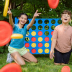 Hasbro Giant Connect 4 Game Jumbo Outdoor Yard Game for Kids & Adults, 42 Pieces - Image 5