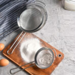 MIU 3-Piece Stainless Steel Mesh Strainer Set 5, 7 & 8" Kitchen Sieve - Image 4